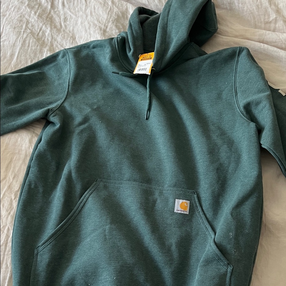 Carhartt Men's Forest Green Hoodie